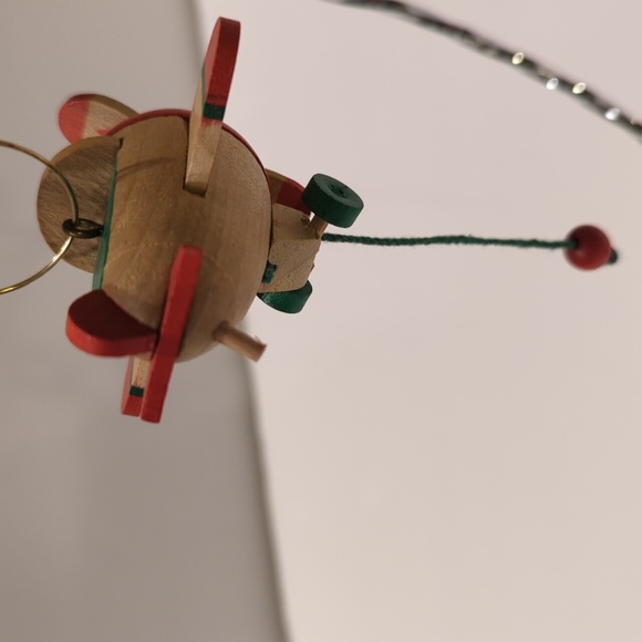 Hallmark Wooden Airplane Christmas Ornament - Picture 3 of 4
